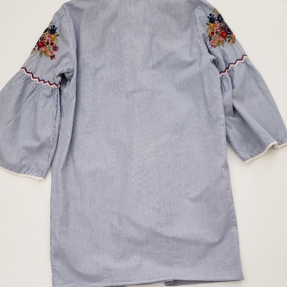 Philosophy Embroidered Dress With Bell Sleeves - Picture 10 of 12